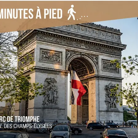 Champs-elysees Arc De Triomphe Apartament Paryż